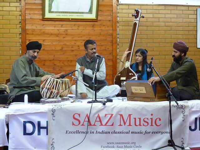 Saaz music festival, July 12, 2013 at Bedford, UK. Tabla: Ranjeet Sokhi, Harmonium: Kaviraj Singh, Tanpura: Shahana Sokhi